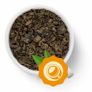 Чай Gutenberg зеленый ароматизированный Ганпаудер - Апельсин 100 грамм